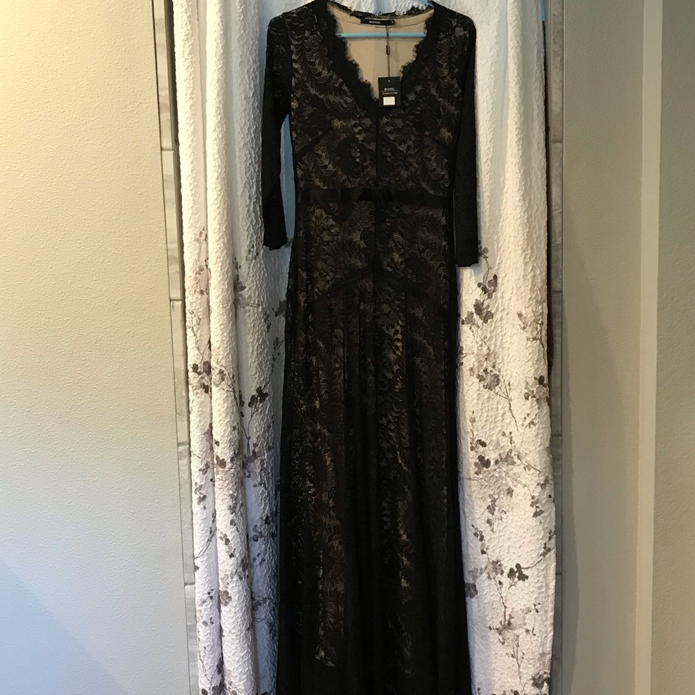 Black Floral Lace dress